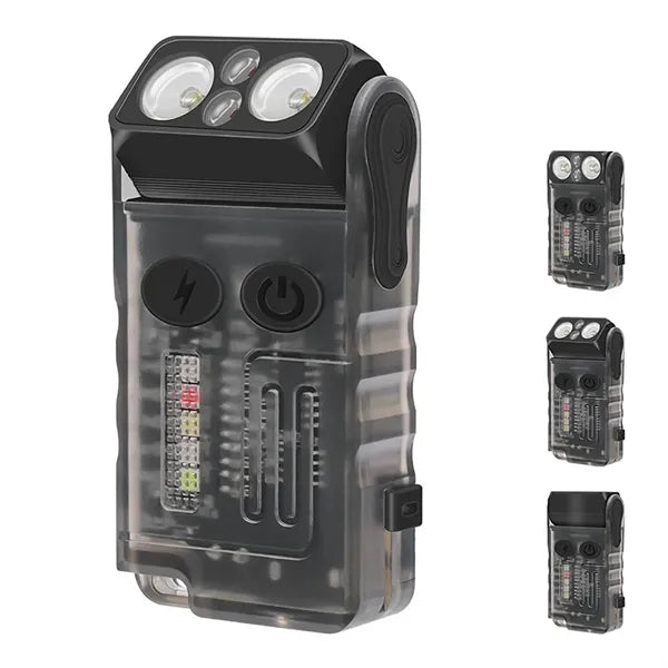 Adjustable Aluminum EDC Flashlight w/ Magnetic Base