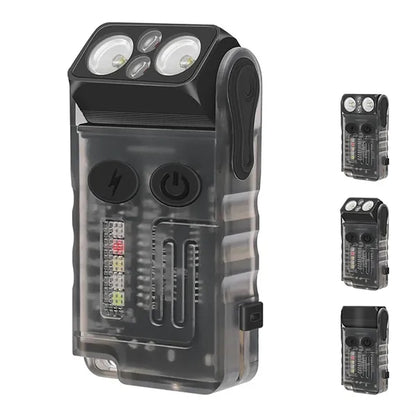 Adjustable Aluminum EDC Flashlight w/ Magnetic Base