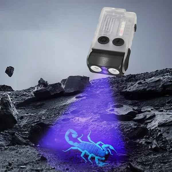 Adjustable Aluminum EDC Flashlight w/ Magnetic Base