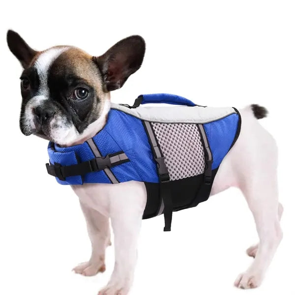 Dogs Reflective Adjustable Swimming Life Jacket