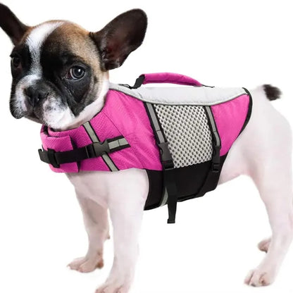 Dogs Reflective Adjustable Swimming Life Jacket
