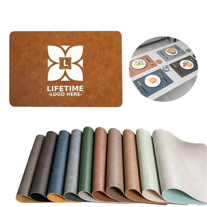 Rectangular Leather Placemat