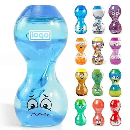 Toddler Mood Expression Hourglass Sensory Toy