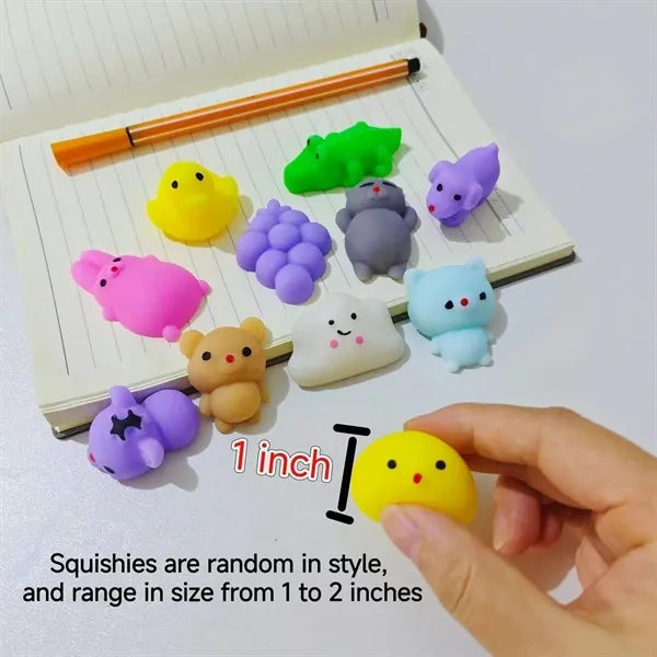 80PCS Animal Stress Relief Squishy Toys Set