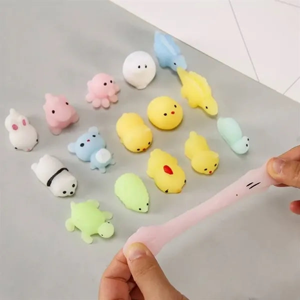 80PCS Animal Stress Relief Squishy Toys Set