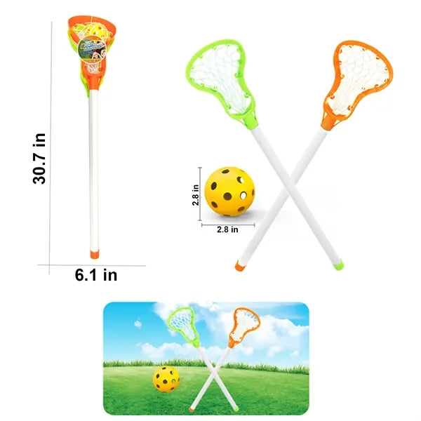 Kids Mini Lacrosse Stick Ball Sports Toy Set