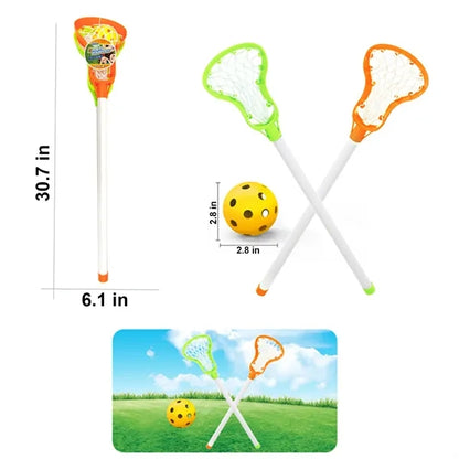Kids Mini Lacrosse Stick Ball Sports Toy Set