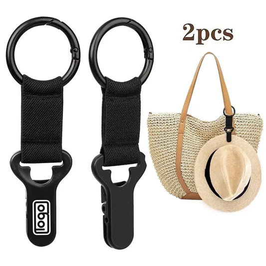 2PCS Portable Metal Hat Clips