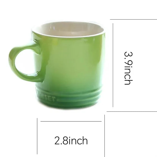 14oz Heat Resistant Gradient Ceramic Mug w/ Handle