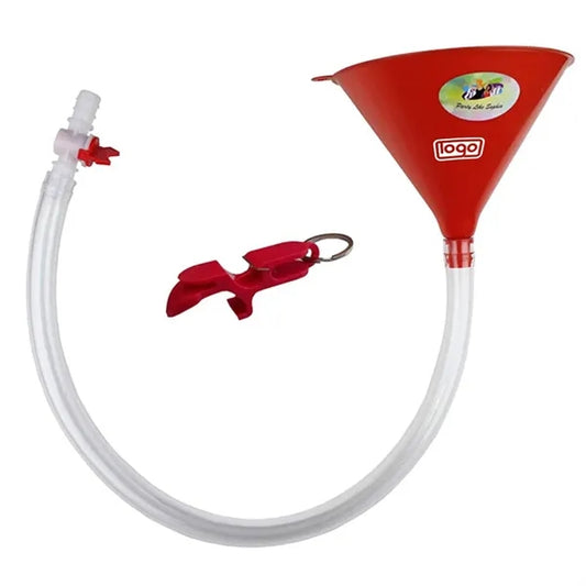 Beer Bong Funnel Bottle Opener Set w/ Valve