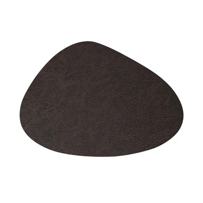 Drop Shaped Leather Placemat