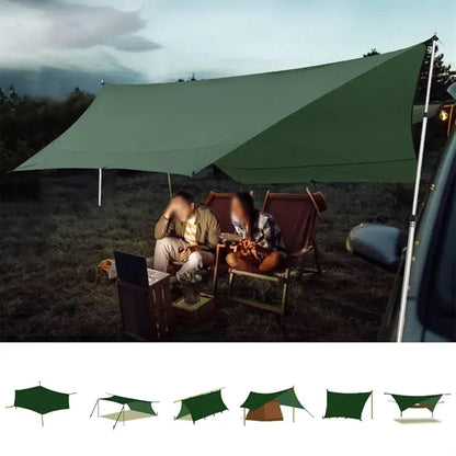 Ultra-lightweight portable camping telescoping tent poles