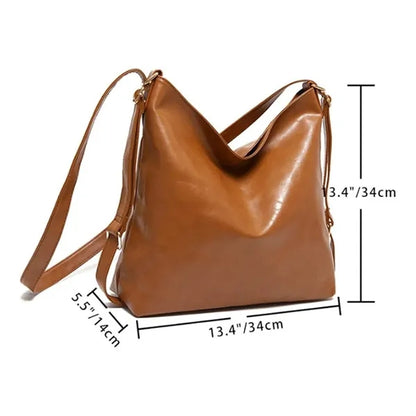Large capacity portable women convertible backpack tote bag