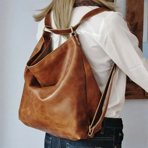 Large capacity portable women convertible backpack tote bag