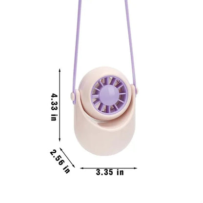 Travel concert adjustable portable desktop handheld neck fan