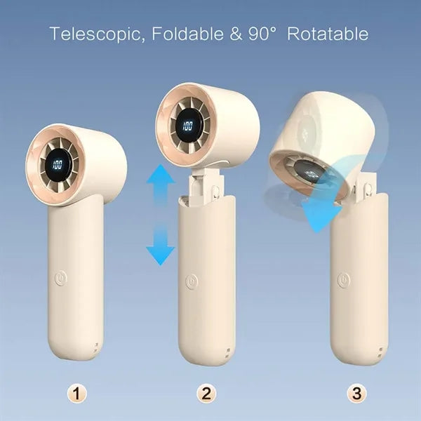 Travel concerts cooling foldable handheld personal fan