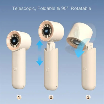 Travel concerts cooling foldable handheld personal fan
