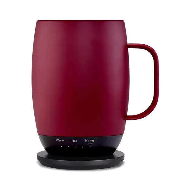 12oz Adjustable Heat Smart Warmer Stainless Steel Mug Set