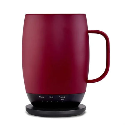 12oz Adjustable Heat Smart Warmer Stainless Steel Mug Set