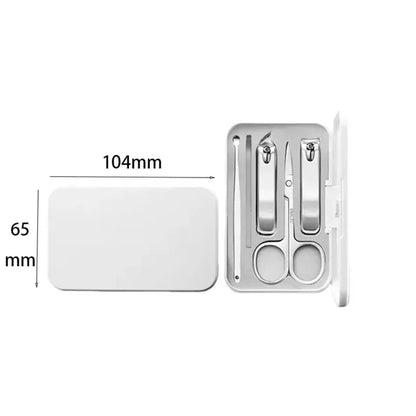 Stainless Steel Manicure Set Nail Clippers Kit