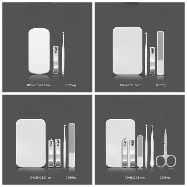 Stainless Steel Manicure Set Nail Clippers Kit