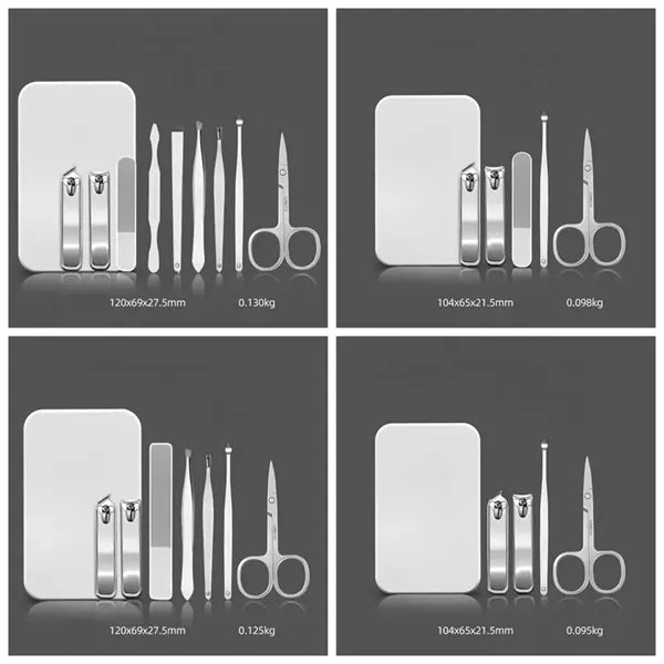 Stainless Steel Manicure Set Nail Clippers Kit
