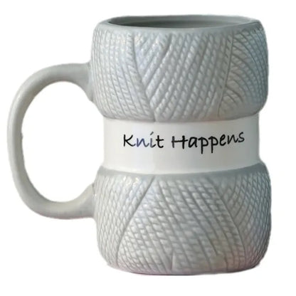 12oz Knitting Yarn Ball Ceramic Mug