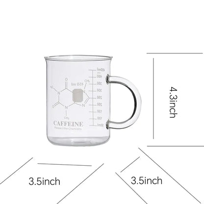 16oz Borosilicate Glass Measuring Mug w/Handle