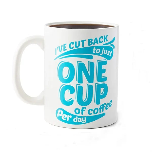 64oz Wide Mouth Ceramic Mug w/ Handle
