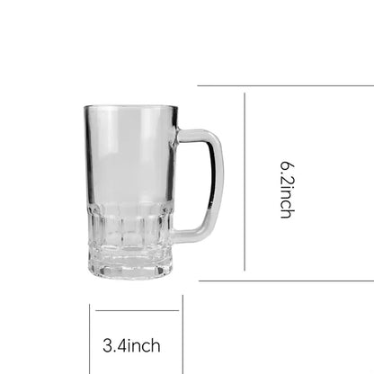 17oz Large Capacity Heat Resistant Glass Cup w/Handle