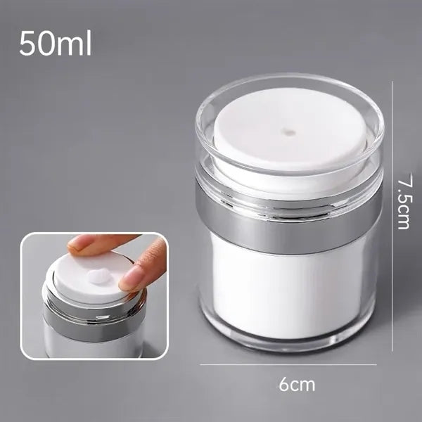 Airless Pump Jar Vacuum Bottle Travel Lotion Container
