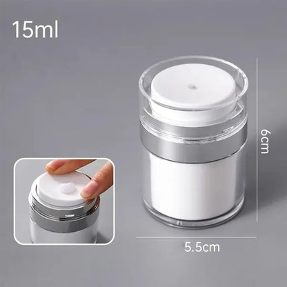 Airless Pump Jar Vacuum Bottle Travel Lotion Container
