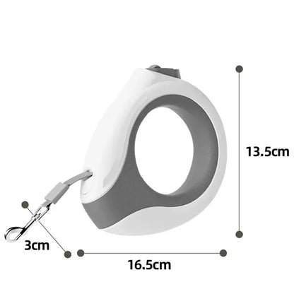 Dual Dog Retractable Leash with Flashlight