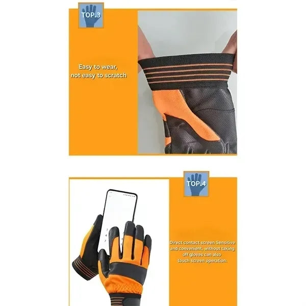 Heavy Duty Touchscreen Work Gloves