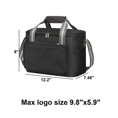 Large Insulated Lunch Bag 24-Can Cooler Tote