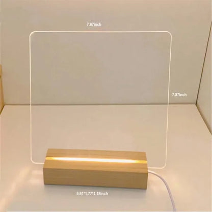 Luminous Acrylic Message Board