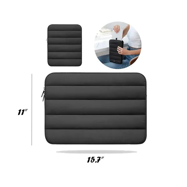 9-11/13/15.6 inch Puffy Laptop Sleeve