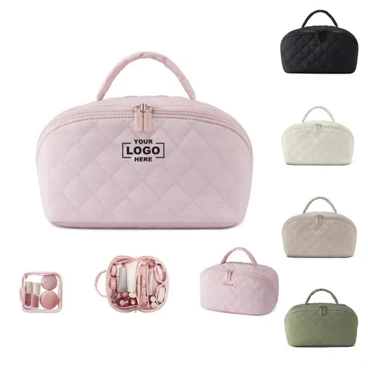 Quilted Puffer Cosmetic Bags