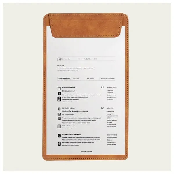 A5 PU Leather Clipboard