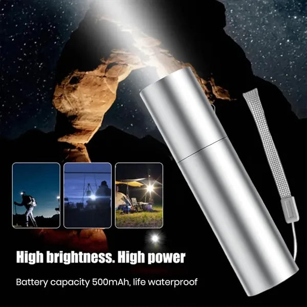 Rechargeable Alloy LED Flashlight