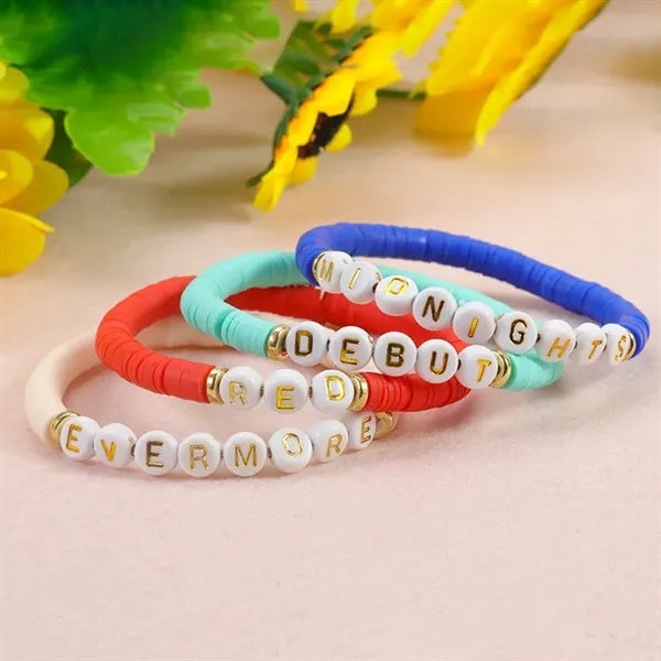 Surfer Bracelets Clay Bead Bracelet