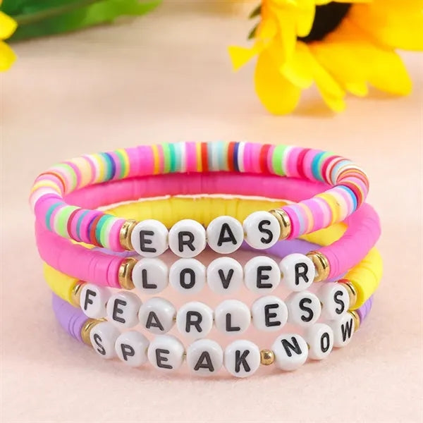 Surfer Bracelets Clay Bead Bracelet