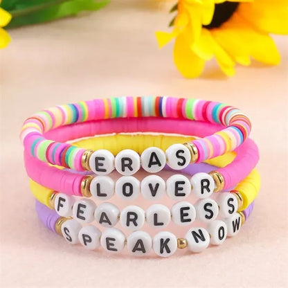 Surfer Bracelets Clay Bead Bracelet