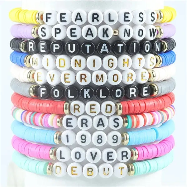 Surfer Bracelets Clay Bead Bracelet