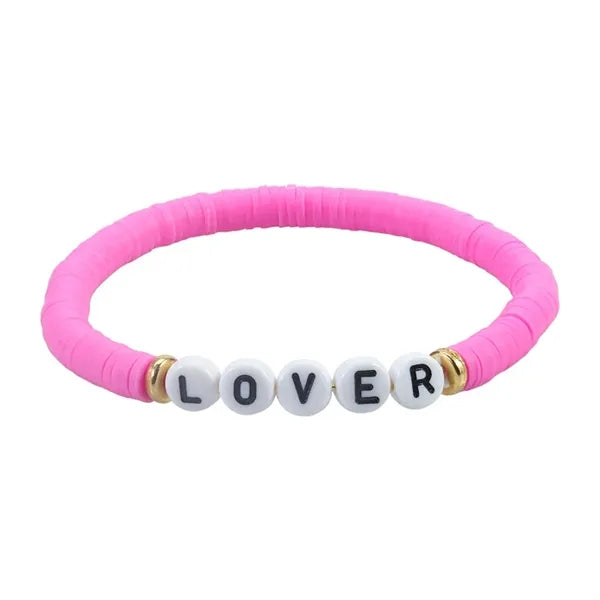 Surfer Bracelets Clay Bead Bracelet