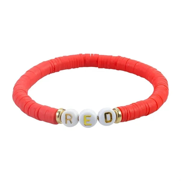 Surfer Bracelets Clay Bead Bracelet
