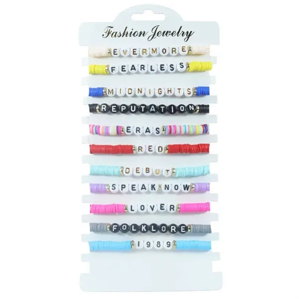 Surfer Bracelets Clay Bead Bracelet