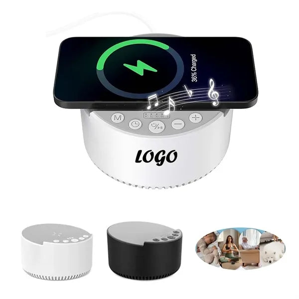 3 in 1 Wireless Charger Sleeping Machine BT Speaker