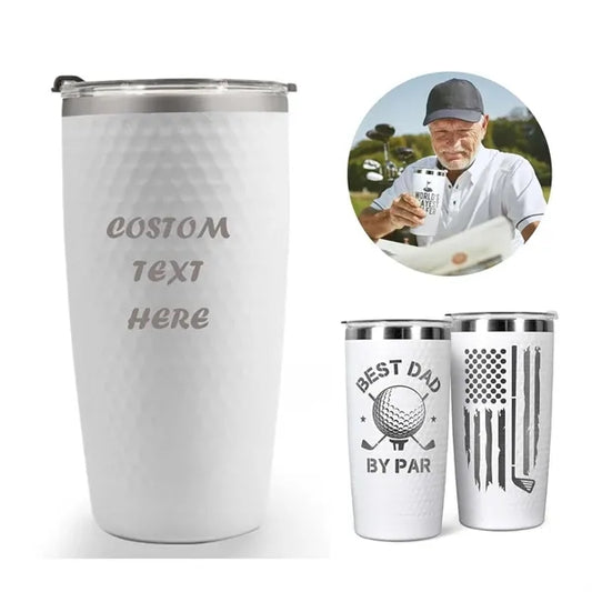 20 Oz Customized Golf Ball Insulated Tumbler