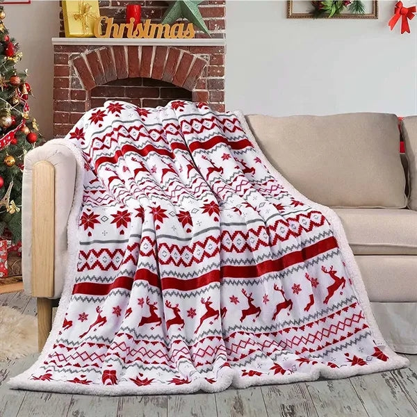 Custom 50"x60" Double Layer Throw Blanket